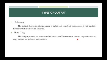 Lec#11 Computer Science 1st year, Output, Its Types And Output Devices