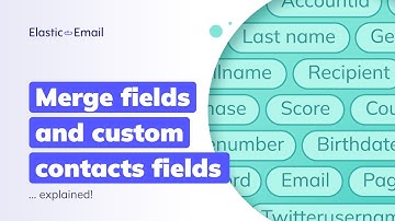 Custom Contact Fields and Merge Fields - how to personalize your emails sending with Elastic Email