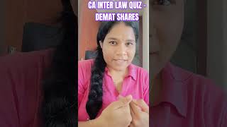 CA INTER LAW QUIZ