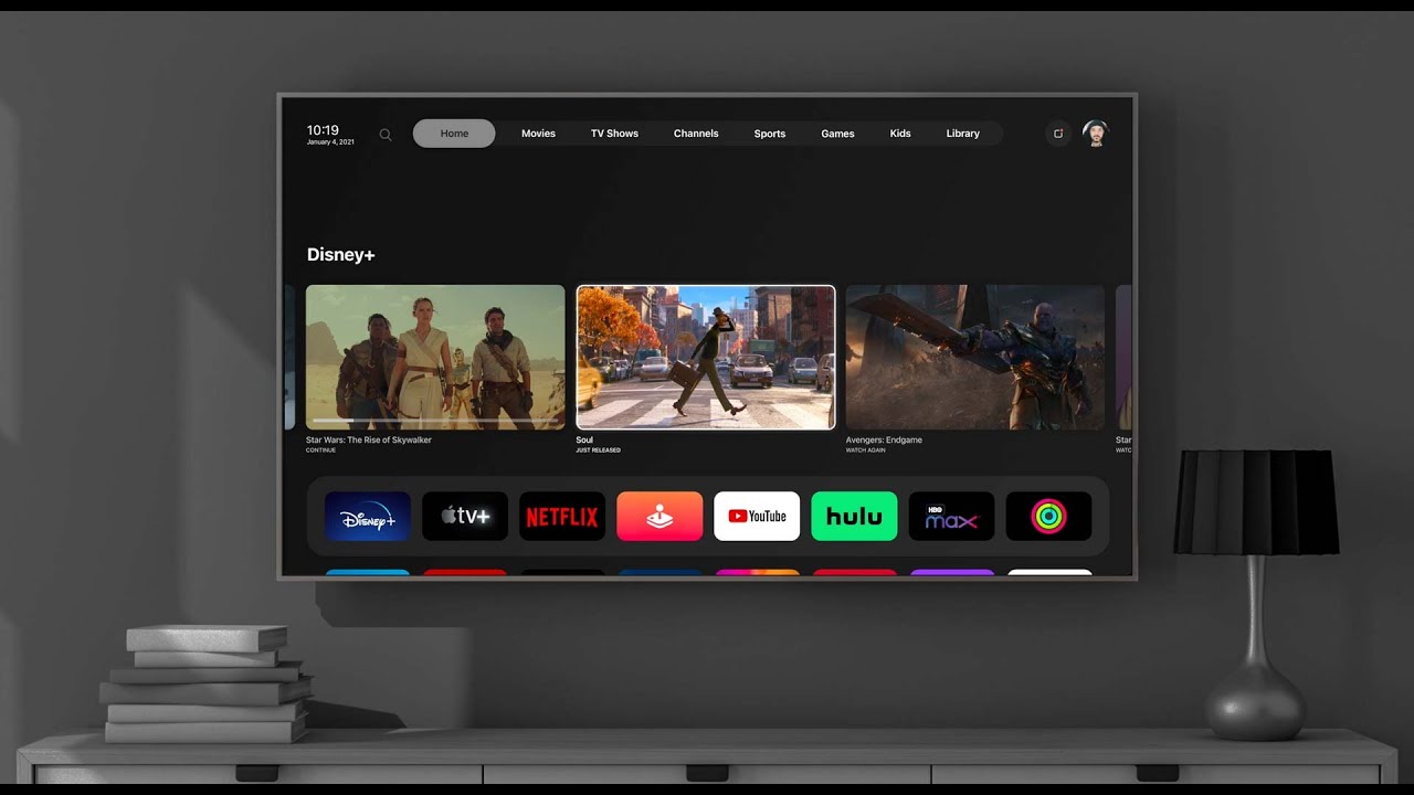 Apple TV UI Concept - YouTube