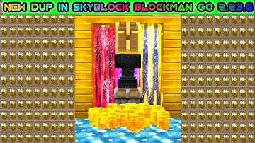 Found Duplicate Glitch in the Skyblock(2.23.6) Blockman Go [2.23.6] #blockmango  #blockmangomods