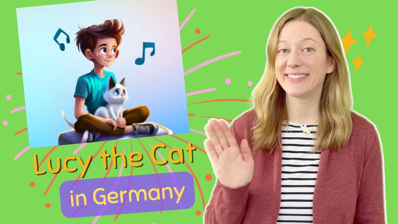 Lucy the Cat in Germany English practice for kids YouTube