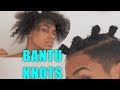 Almonte's Bantu Knot Tutorial