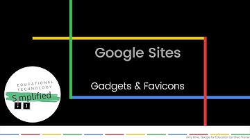 Google Sites - Gadgets and Favicons