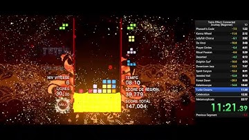 Speedrun Tetris Effect Journey Mode Beginner in 15:55