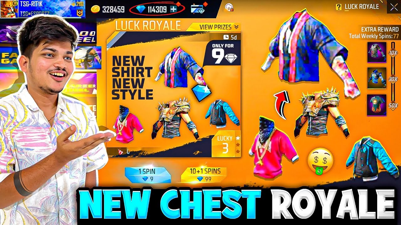 Free Fire New Chest Royale All Rare Chests Are Back  Garena Free Fire