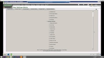 Greenway Health PrimeSUITE™ - Customizing User Settings Admin