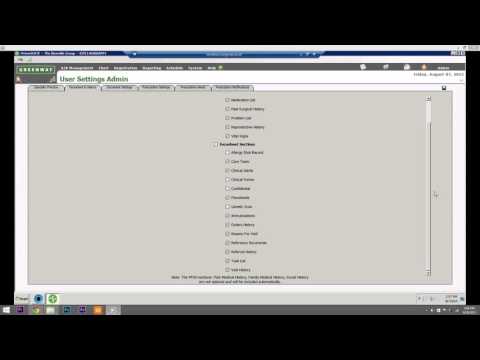 Greenway Health PrimeSUITE™ - Customizing User Settings Admin