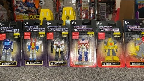 Transformers generation one complete collection of new mini figures. G1 vintage Cartoon likeness
