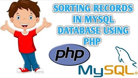 PHP MySQL - PHP MySQL OrderBy Query - Sort Records [A-z] [z-A] { PHP MySQL Tutorial }