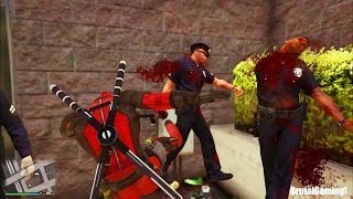GTA 5 BRUTAL KILL COMPILATION (Grand Theft Auto V Walk with DEADPOOL/Funny/Thug life)