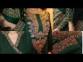 Green colour Embroidered work Dresses Design Collection for Bridesmaids special Mehndi Events