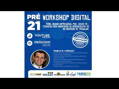 Workshop Digital - Técnicas para ingressar ou desenvolver-se no mercado de trabalho