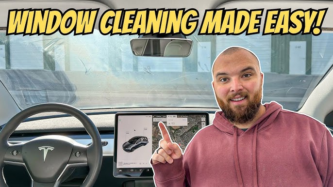 cleaning tesla glass｜TikTok Search