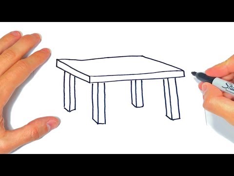 Video: Cómo Dibujar Una Mesa