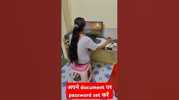 how to protect any documents by password lock file by password #shorts #viral