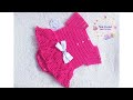 BODY A CROCHET/MODELO ANGELA SOUZA/ 0 A 3 MESES/ PASO A PASO