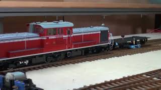 OJゲージ鉄道模型 レール クリーニングカー