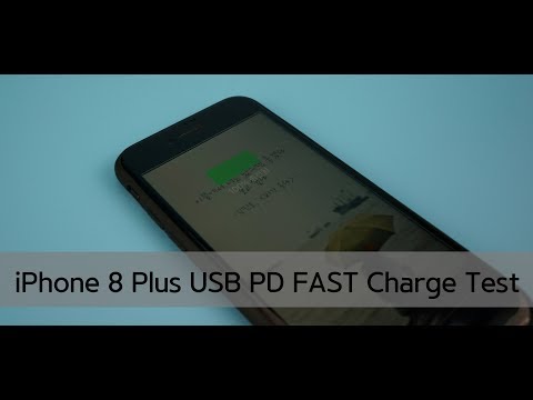 아이폰8 플러스 고속 충전 테스트 Apple iPhone 8 Plus Fast Charging Test using USB PD Charger, Amazing!(Korean Ver)