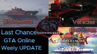 Last Chance Weekly Update May 9th Bonuses Discounts Vehicles and More