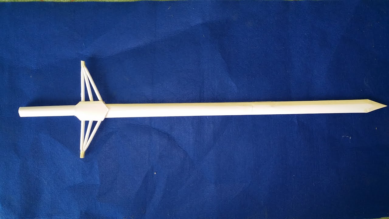 非常に長い紙の剣の作り方 クリエイティブ玩具 Youtube