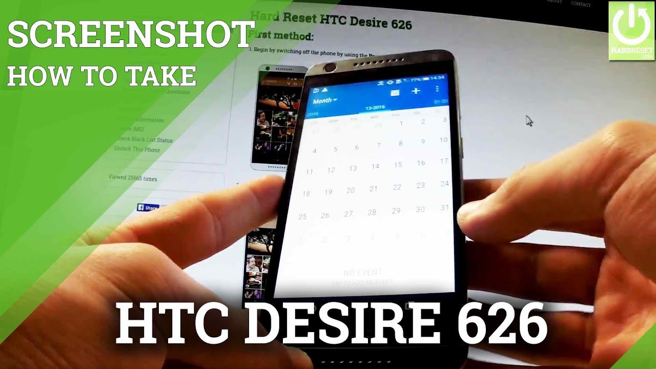 How To Take Screenshot On Htc Desire 626 - Edit / Share Screenshots