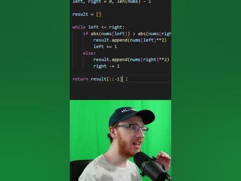 2 Pointer Algorithm Question Asked by Google! | Squares of Sorted Array ...