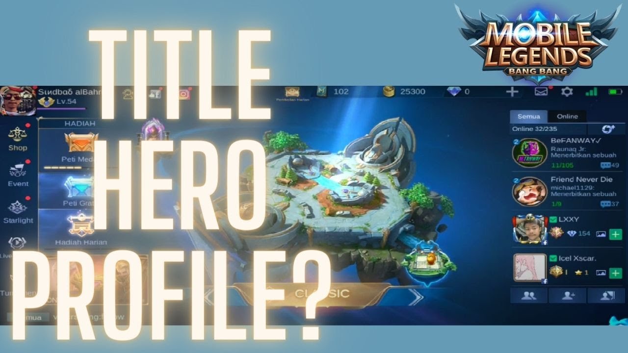 Cara Mengatasi Title Hero Tidak Muncul Di Mobile Legends Ml Esportsku