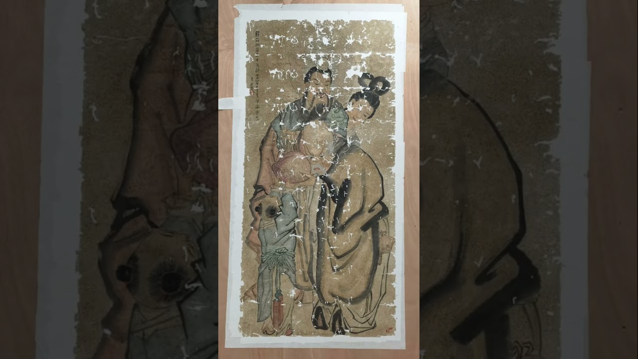 Ancient painting restoration，magical
