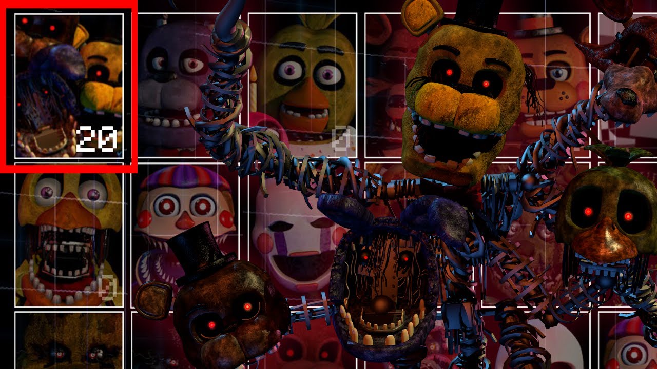 Withered Foxy without the face in UCN! +Jumpscare! (UCN Mods) 