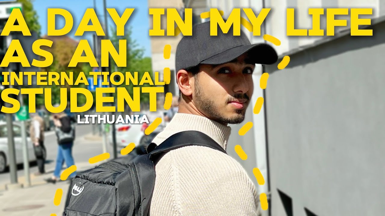 Day in a life as an international student living abroad | Lithuania ...