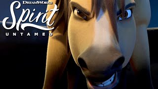 Lucky & Spirit Fight Back | SPIRIT UNTAMED Resimi