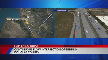 Continuous flow intersection opens in Douglas County