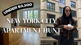 NYC APARTMENT HUNT 2023 ✨ Apartment Tours w\/ Prices \& TIPS! *All under $3,100
