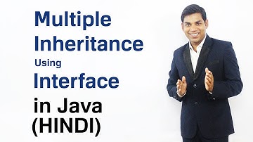 Multiple Inheritance Using Interface in Java (HINDI)
