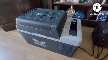 F40C4TMP DC Freezer Fridge test with 800W Bluetti power station.