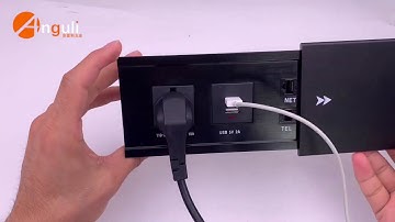 Anguli Multi-Function Hidden desktop sockets table socket outlet with usb power strip