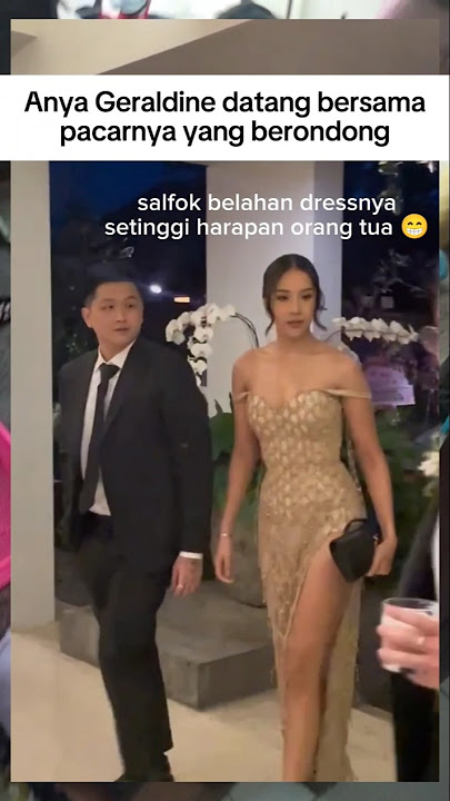 Anya Geraldine dan Pacar di Acara Pernikahan Luna Maya dan Maxime Bouttier #lunamaya