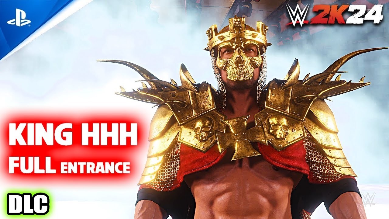 King Triple H Entrance in WWE 2K24 [ Ultra HD 4K ] - YouTube