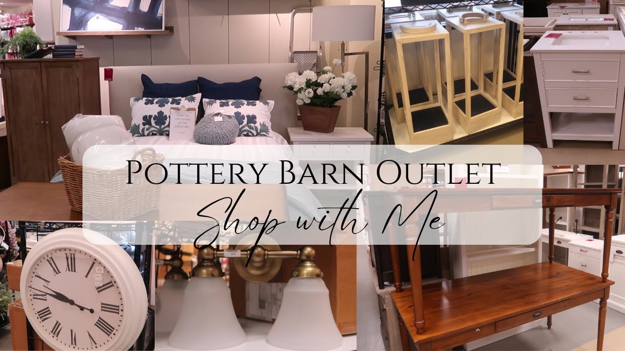 What's at the POTTERY BARN OUTLET?? Shop with Me and Find Out What Kind of  Deals 