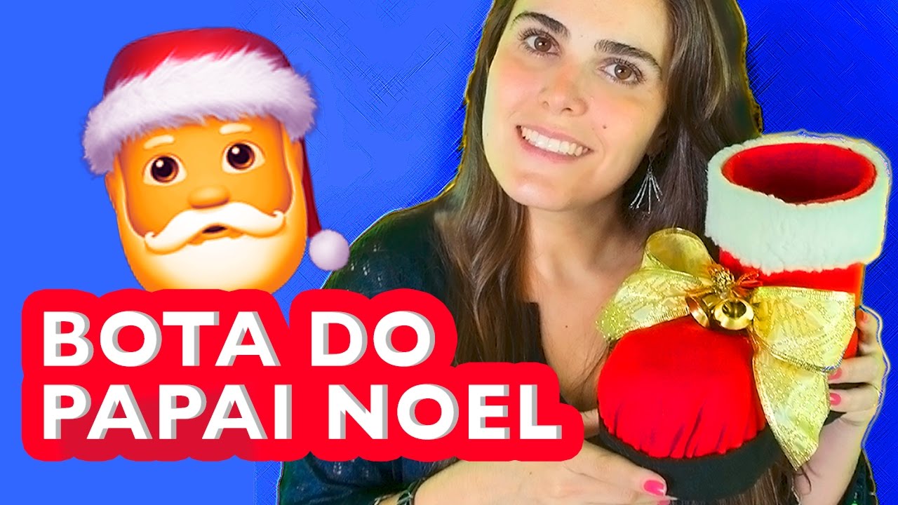 Bota de Papai Noel com Garrafa PET | Decoração de Natal - YouTube