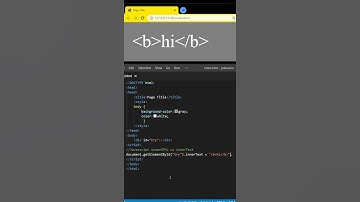 Javascript innerHTML vs innerText