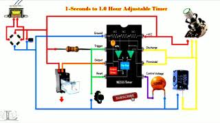 555 IC Timer, With Adjustable Time, 1.0-Second. to 1.0-Hours, Used for A.T.M-Automatic Tubig Machine