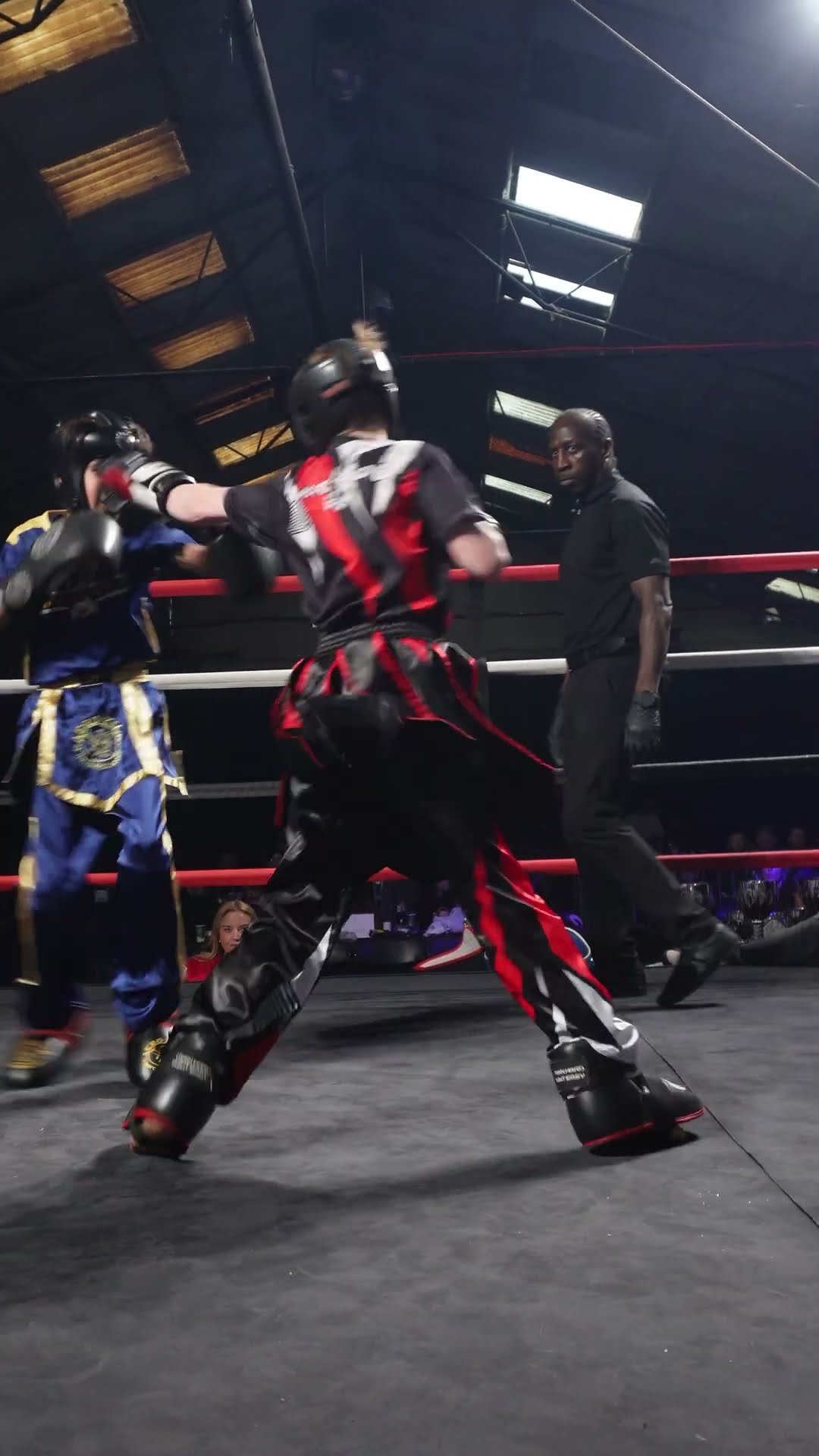 Junior Kickboxing action from Battle of Knights