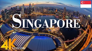 Singapore 4K drone view • Amazing Aerial View Of Singapore | Relaxation film with calming music screenshot 3