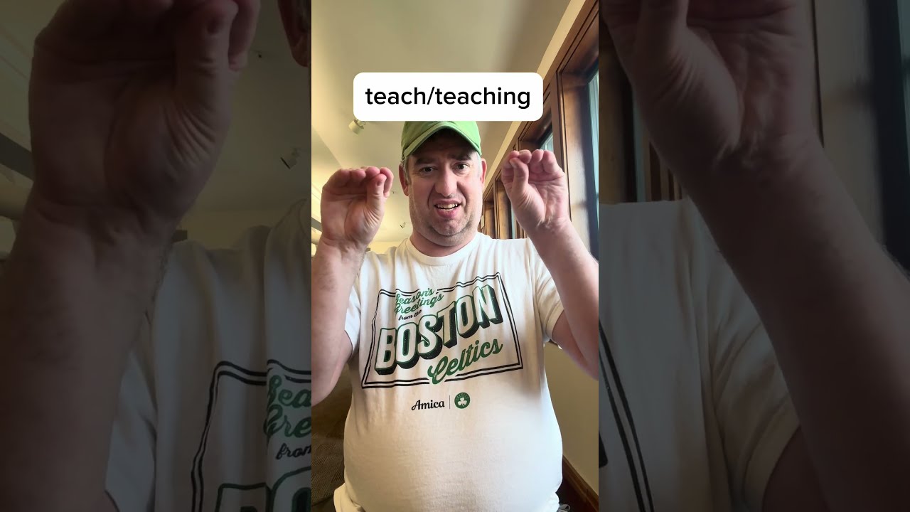 ASL Sign For Teach Teaching Learn