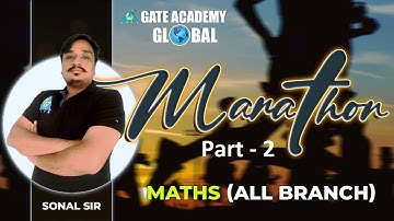 Complete Subject in 1 Day (Part 2) | Engg Mathematics (All Branch) Marathon  | By Sonal Sir