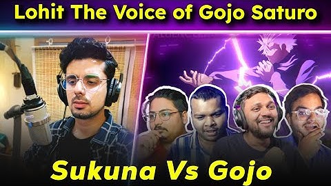 Sukuna vs Gojo | Lohit Sharma Voice of Gojo Satoru | PopCrop