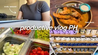 productive vlog 🍦| uni vlog, cafes, food recos, shopping, essentials, finals week, study session
