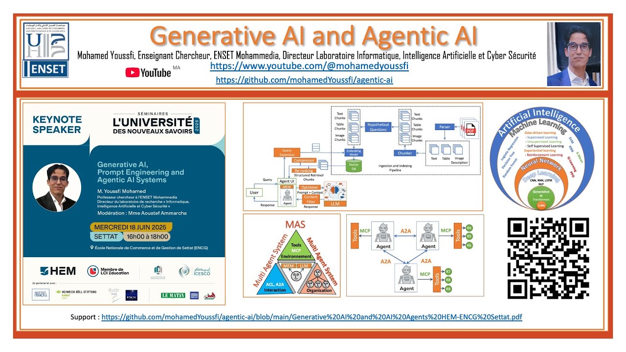 Conf Prompt Engineering and Gen AI AI Agent Conf ENCG-HEM - YouTube